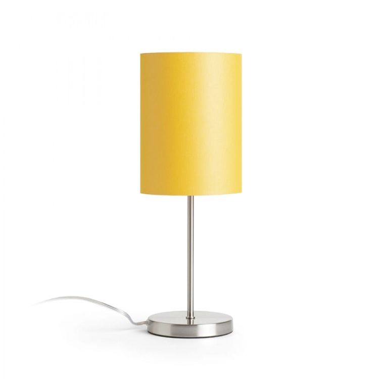 NYC/RON 15/20 stołowa  Polycotton czarna/nikiel 230V LED E27 15W
