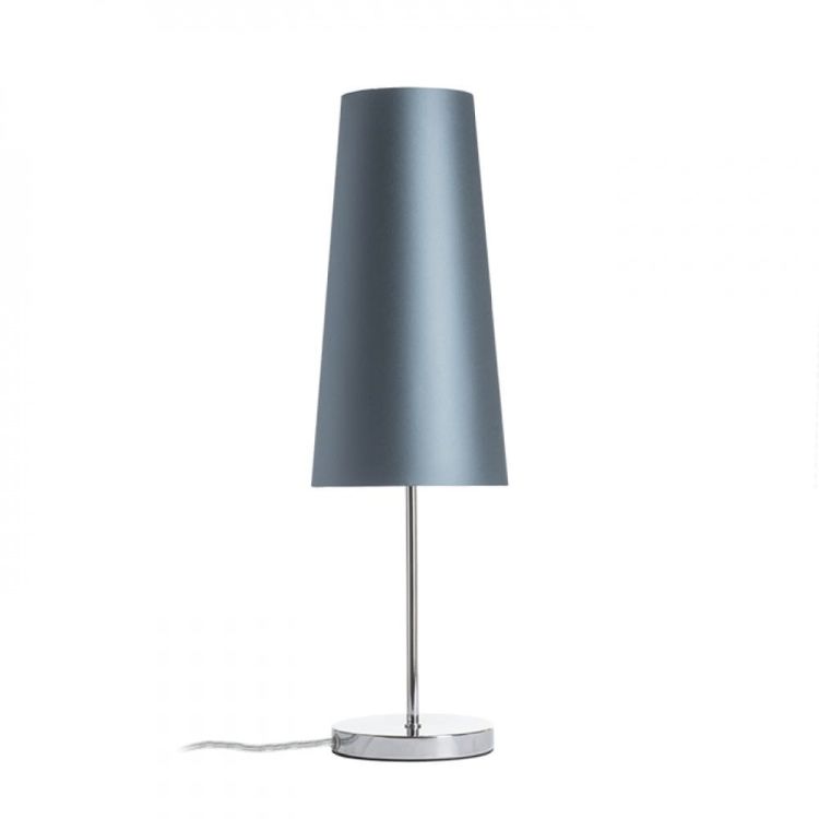 NYC/CONNY 15/30 stołowa  Polycotton biała/nikiel 230V LED E27 11W