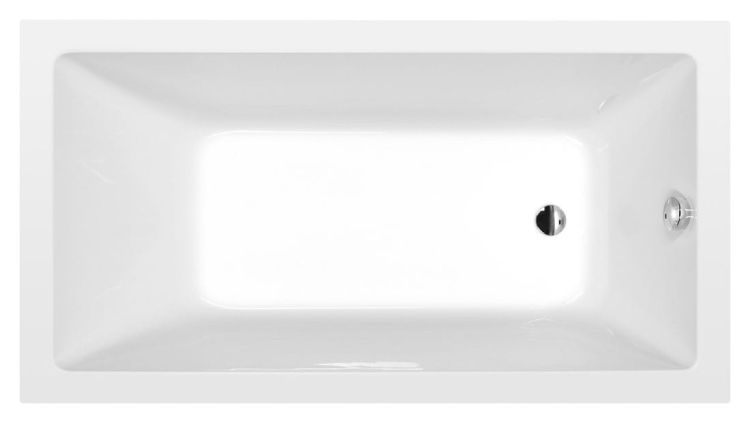 NOEMI wanna prostokątna 160x80x39cm, biały