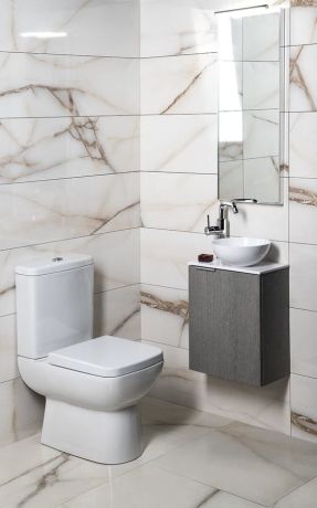 Przejdź do produktu LATUS X 40 zestaw łazienkowy, dąb srebrny/biała