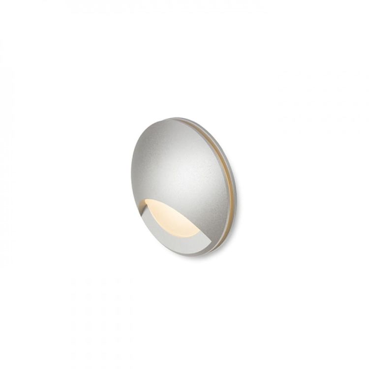 CLUB IND wpuszczana srebrno-szara  230V LED 3W IP54  3000K