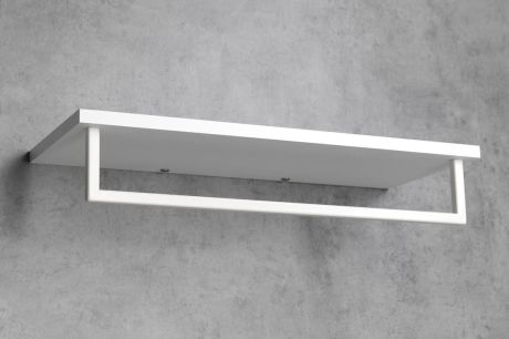 Przejdź do produktu SKA półka na ręczniki z relingiem 600x250mm, biały mat