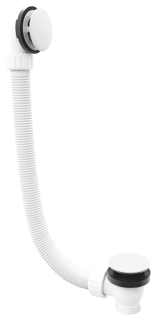 Przejdź do produktu Zestaw odpływowy, klik-klak, długość 1200mm, korek 72mm, biały