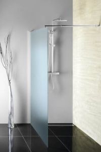 Kabina prysznicowa 100 cm typu walk-in Aqualine WI100 chrom
