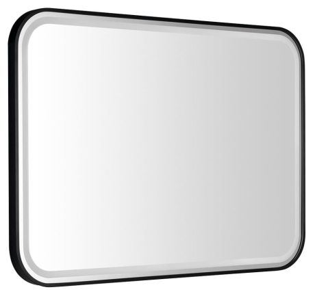 Przejdź do produktu CETIS lustro z oświetleniem LED 100x70cm, czarny mat