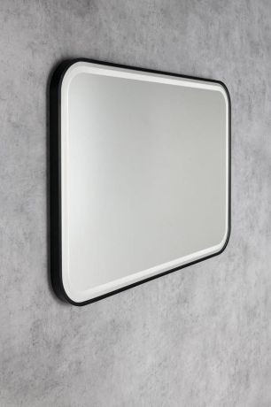 Przejdź do produktu CETIS lustro z oświetleniem LED 100x70cm, czarny mat