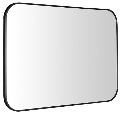 Przejdź do produktu AROWANA Lustro w ramie, 100x70cm, czarny mat