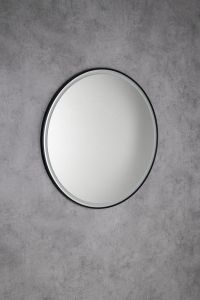 KADRIS okrągłe lustro z oświetleniem LED, ø 60cm, czarny mat