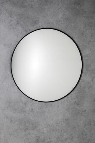 Przejdź do produktu Okrągłe lustro AROWANA w ramie ø 100cm, czarny mat