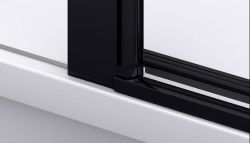 Listwa progowa zwiększająca szczelność Ronal Sanswiss Black Line Divera czarny mat