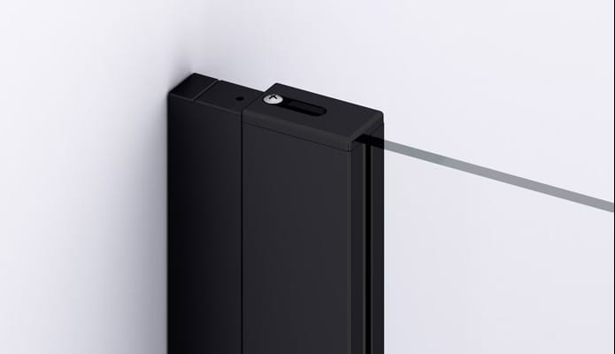 System profili z regulacją szerokości Ronal Sanswiss Black Line Divera czarny mat