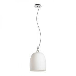 COROA NEW 28 wisząca  szkło opalowe/chrom 230V LED E27 15W