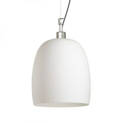 COROA NEW 28 wisząca  szkło opalowe/chrom 230V LED E27 15W