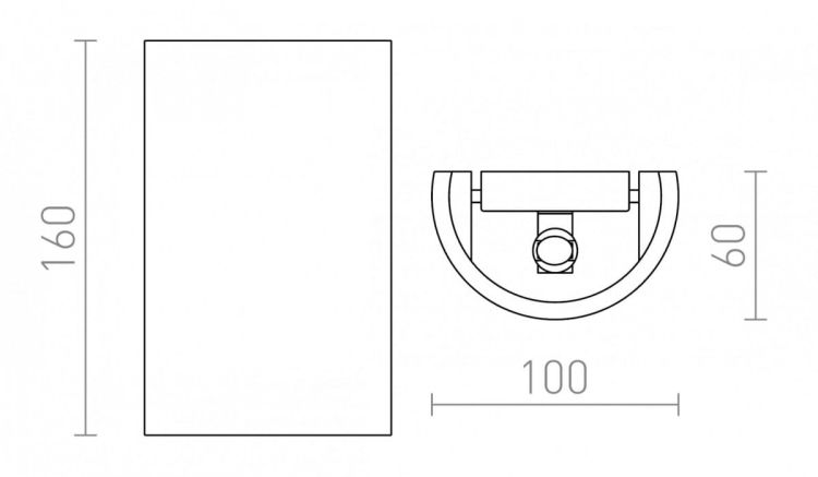 CHIC ścienna  gipsowa 230V LED G9 5W