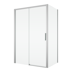 Kabina prysznicowa 100x70 cm z drzwiami rozsuwanymi Ronal Sanswiss Divera D22S2B1005007+D22F10705007 srebrny połysk