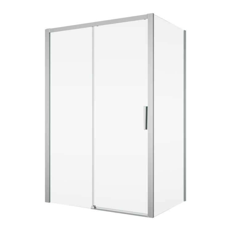 Kabina prysznicowa 100x70 cm z drzwiami rozsuwanymi Ronal Sanswiss Divera D22S2B1005007+D22F10705007 srebrny połysk