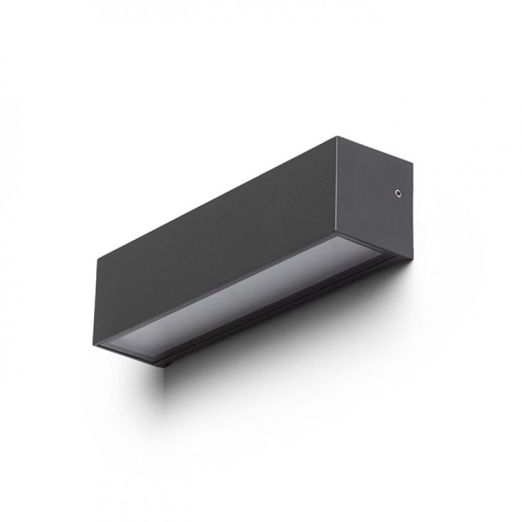 CAMARGUE ścienna antracyt szkło satynowe 230V LED 6W IP65 3000K