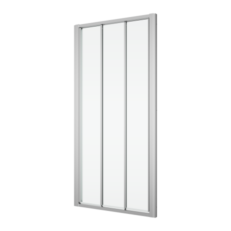 Przejdź do produktu Drzwi prysznicowe 3-częściowe, przesuwane 80x200 cm Ronal Sanswiss Divera D22S30805007 srebrny połysk