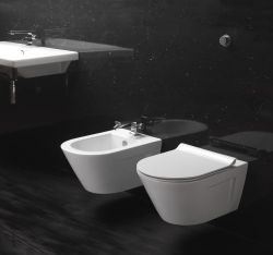 NORM WC wiszące, Swirlflush, 55x36 cm, biały ExtraGlaze