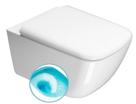 Przejdź do produktu SAND WC wiszące, Swirlflush, 55x37 cm, biały ExtraGlaze