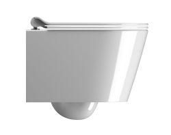 KUBE X WC wiszące, Swirlflush, 46x35 cm, biały ExtraGlaze