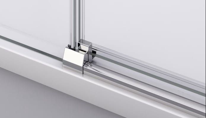 System wypinania drzwi przesuwanych