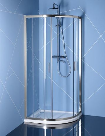 Przejdź do produktu EASY kabina prysznicowa półokrągła 900x800mm, L/R, szkło czyste