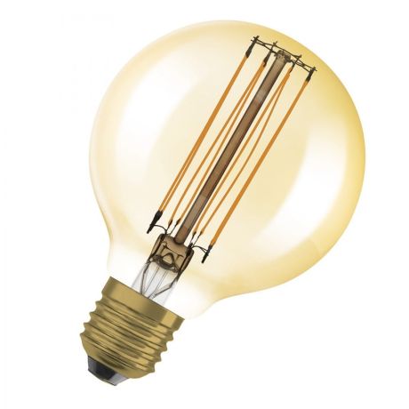 Przejdź do produktu OSRAM Globe 80 DIMM bursztynowy 230V E27 LED EQ60 2200K