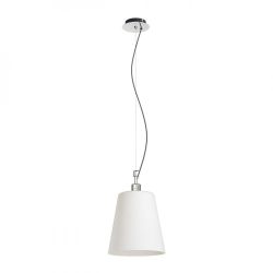BABU NEW 22 wisząca  szkło opalowe/chrom 230V LED E27 15W