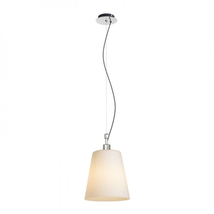 BABU NEW 22 wisząca  szkło opalowe/chrom 230V LED E27 15W
