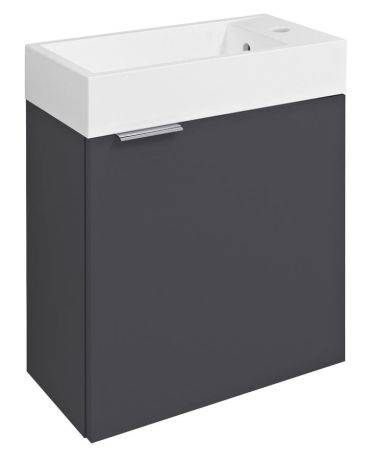 Przejdź do produktu LATUS IV szafka umywalkowa 49,5x50x24,5 cm, antracyt mat