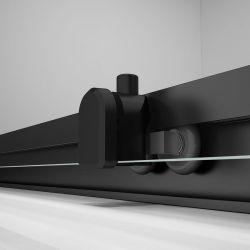 EASY BLACK kabina prysznicowa 800x800mm, szkło czyste