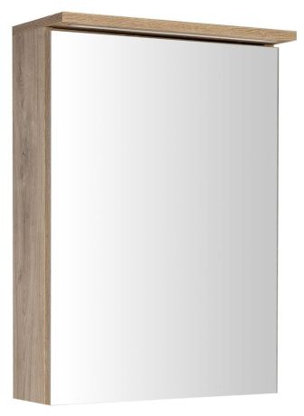 Przejdź do produktu KAWA STRIP szafka z lustrem, oświetlenie LED 50x70x22cm, dąb emporio