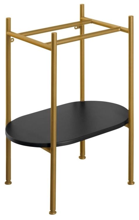PUNO konsola pod umywalkę 400x820x360mm, złoty mat