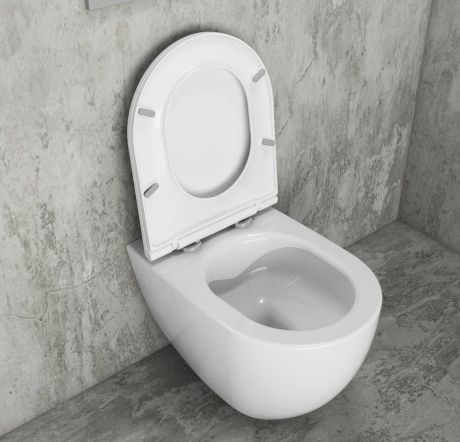 Przejdź do produktu INFINITY miska WC wisząca, Rimless, 36,5x53cm, biały