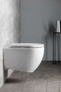 INFINITY miska WC wisząca, Rimless, 36,5x53cm, biały
