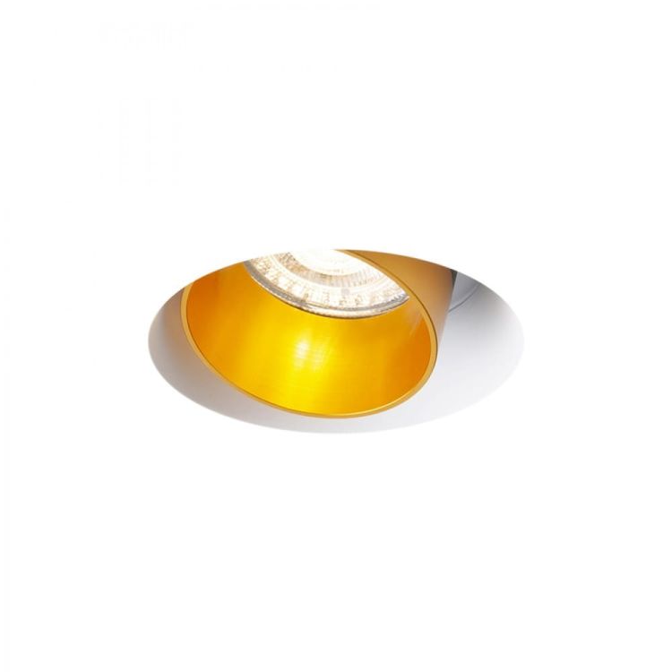 DAYTONA kierunkowa gipsowa/miedź szczotkowana 230V LED GU10 8W