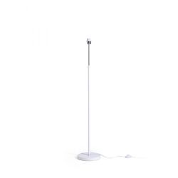 EMMETT stojak podłogowy biała chrom 230V LED E27 15W