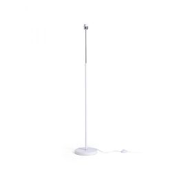 EMMETT stojak podłogowy biała chrom 230V LED E27 15W
