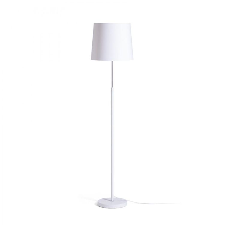EMMETT stojak podłogowy biała chrom 230V LED E27 15W