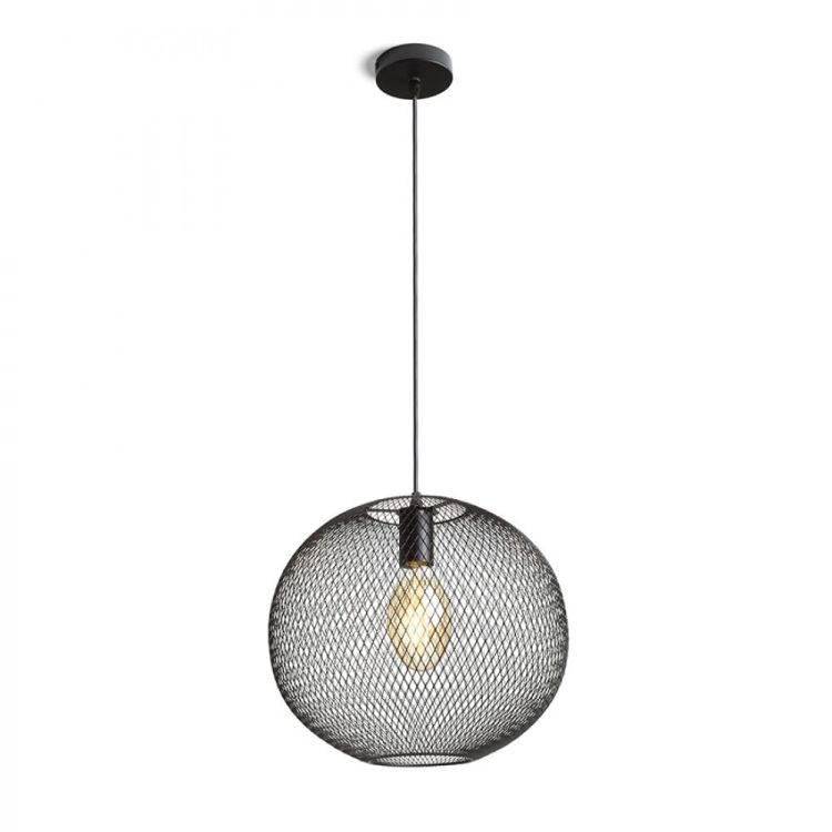 COSIR 34 wisząca czarna 230V LED E27 15W