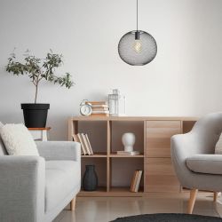 COSIR 34 wisząca czarna 230V LED E27 15W