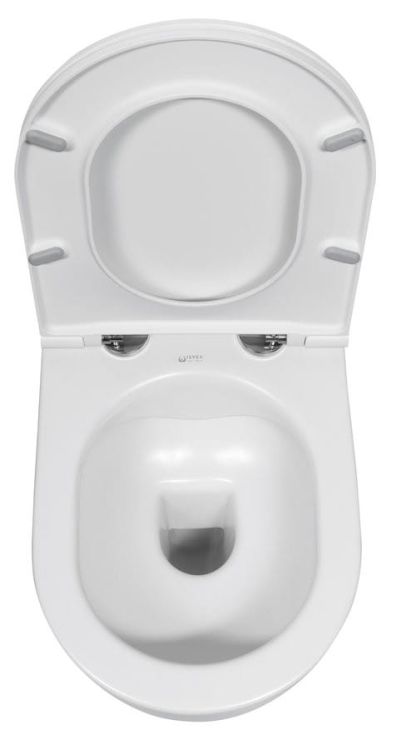 INFINITY miska WC wisząca, Rimless, 36,5x53cm, biały mat