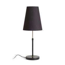 EMMETT stojak stołowy czarna stary mosiądz 230V LED E27 15W