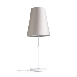 EMMETT stojak stołowy biała chrom 230V LED E27 15W