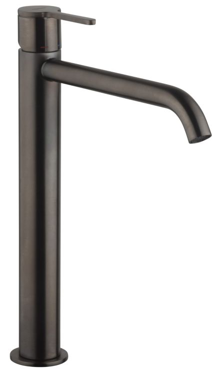 Bateria umywalkowa wysoka 29 cm Emmevi Filo 85003BIGCNS gunmetal grafit szczotkowany