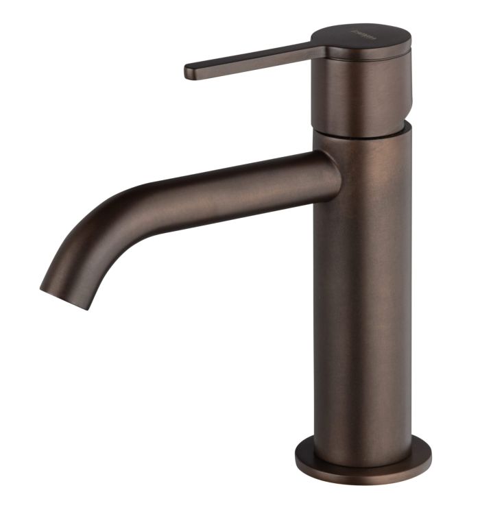 Bateria umywalkowa stojąca 16 cm Emmevi Filo 85003TS tuscan brąz szczotkowany