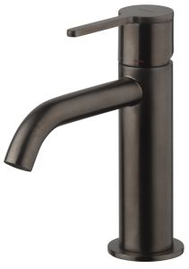 Bateria umywalkowa stojąca 16 cm Emmevi Filo 85003CNS Gunmetal grafit szczotkowany