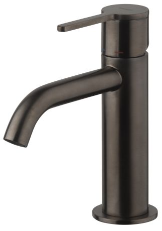 Przejdź do produktu Bateria umywalkowa stojąca 16 cm Emmevi Filo 85003CNS Gunmetal grafit szczotkowany