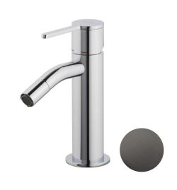 Bateria bidetowa stojąca 15 cm Emmevi Filo 85004CNS Gunmetal grafit szczotkowany